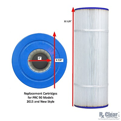 #ad Rx Clear Swimming Replacement Cartridge Filter For HydroMatic New Style PRC90