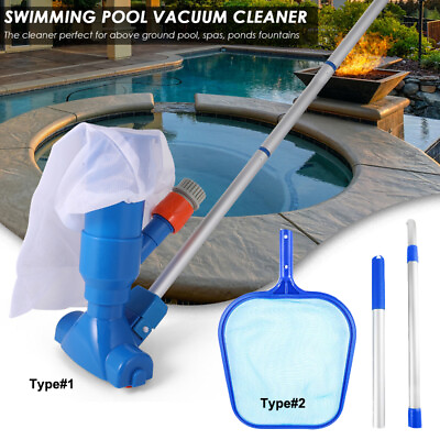 #ad Swimming Pool Spa Suction Vacuum Head Cleaner Cleaning Kit Pool Accessories Tool