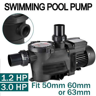 3HP High Flow Single Speed Self Priming Above Ground Inground Swimming Pool Pump