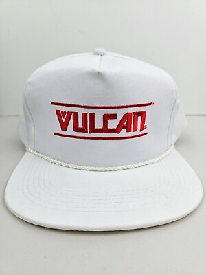 #ad Vintage Vulcan Commercial Equipment Trucker Hat Snapback Dad Cap