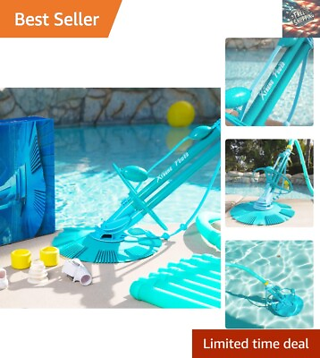 #ad Automatic Pool Cleaner Suction Side Wall Climbing In Ground Eco Friendly