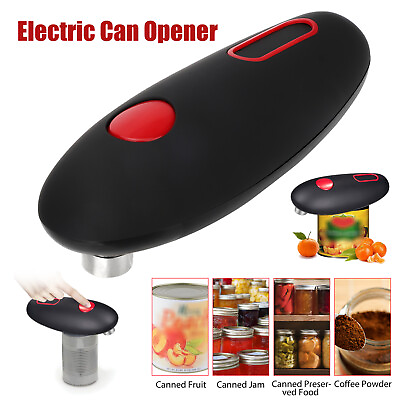 #ad Electric Commercial Can Opener Automatic Smooth Edge Stainless Steel Hands Free