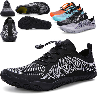 Men#x27;s Beach Water Shoes Quick Dry Swimming Non Slip Lightweight Casual Shoes US