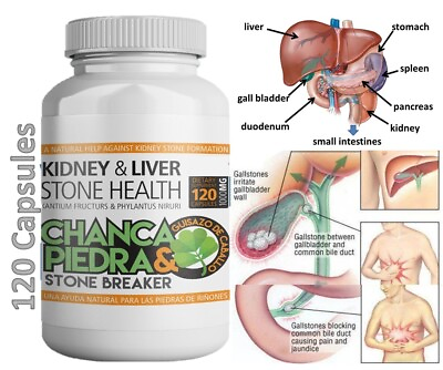 #ad Kidney health stone break detox clean support capsules liver health