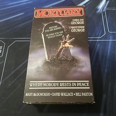 #ad Mortuary VHS 1991 Horror Ovation