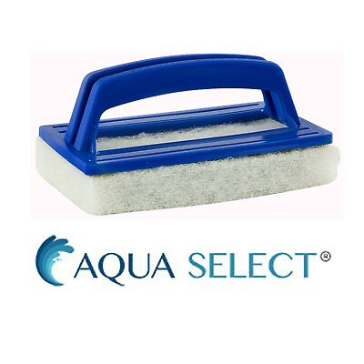 Aqua Select Hand Held Swimming Pool amp; Spa Scrub Brush
