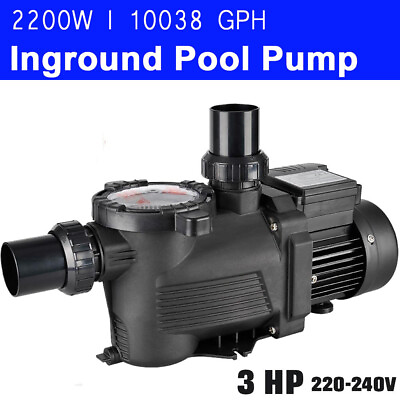 #ad 3 HP Inground Swimming Pool pump motor Strainer Replacement For Hayward 220V