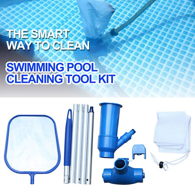 #ad #ad Above Ground Pool Cleaning Vacuum amp; Maintenance With Flat Net Accessories Kit US