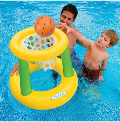 Intex Game Floating Hoops Swimming Basketball Pool Toy Game Family Kids Fun Play