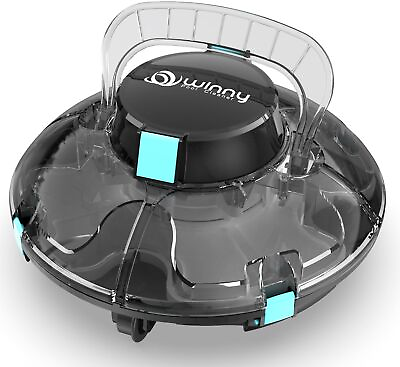 #ad Cordless Robotic Pool Vacuum Automatic Pool Vacuum with Transparent DesignP...