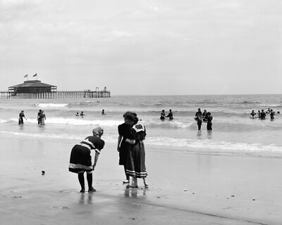 #ad New Photo: Old Bathing Suits Swimming at Old Orchard Beach Maine 6 Sizes