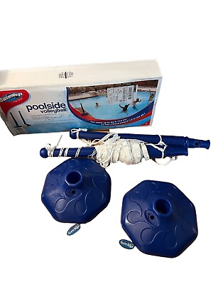 Pool Volleyball Net Set with Base Volleyball Net for Inground Pools No Ball **