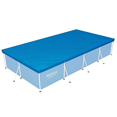 Bestway Rectangular Above Ground Pool Cover Blue 58107 BW