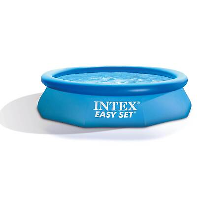 #ad Intex Easy Set 10 Foot x 30 Inch Above Ground Inflatable Round Swimming Pool