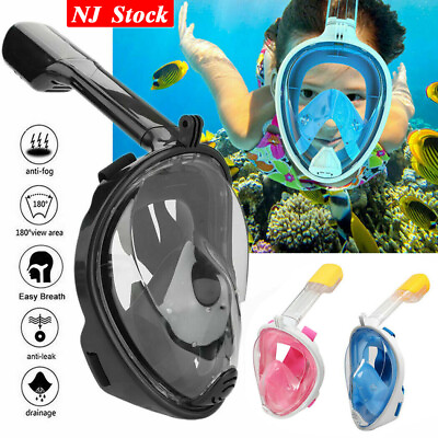 #ad Full Face Mask Swimming Underwater Diving Snorkel Scuba For GoPro Glass Anti Fo