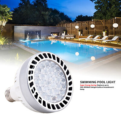 #ad White Swimming LED Pool Lights underwater light Bulb 50W 120V 6000K Replacement