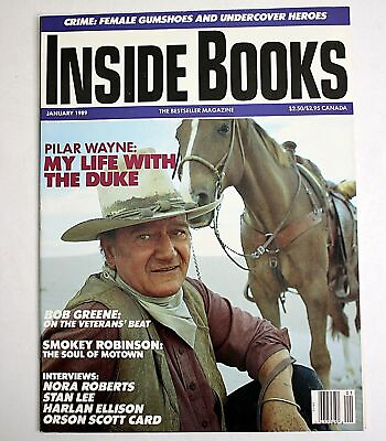 #ad Inside Books Magazine My Life With The Duke John Wayne Cover amp; Articles Jan 1989