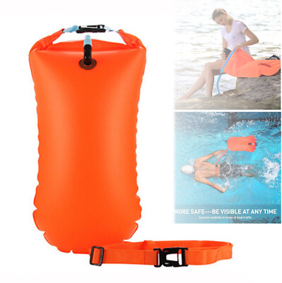 #ad Swim Buoy with Dry Bag Tow Float for Open Water Swimming Triathlon Safe Training