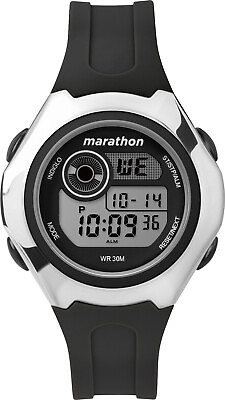 #ad #ad Timex Marathon Women#x27;s TW5M32600 Day Date Month Chronograph Indiglo Alarm Watch