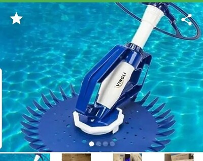 #ad #ad Automatic Swimming Pool Vacuum Inground Cleaner amp; Hose Set Blue NOB
