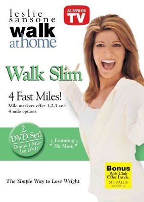 #ad #ad Leslie Sansone#x27;s Walk Slim: 4 Fast Miles DVD 2 Disc Set