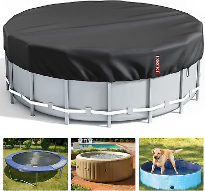 #ad 8 Ft round Pool Cover Solar Covers for above Ground Pools Inground Pool Cover