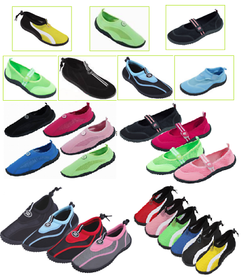 Women#x27;s Athletic Mesh Pool Beach Water Shoes Aqua Socks Multiple Styles