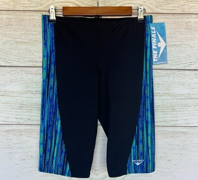 #ad #ad The Finals Swim Shorts Mens Size 36 Zircon Blue Grn Jammer Swimsuit Shorts New
