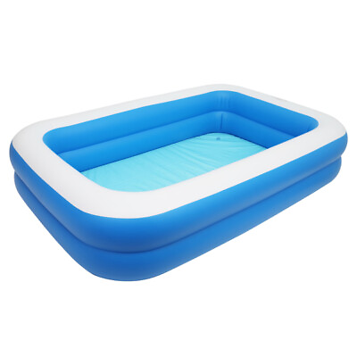 102quot; x 70quot; x 22quot; Inflatable Swimming Pool Wall Thickness 0.3mm Blue