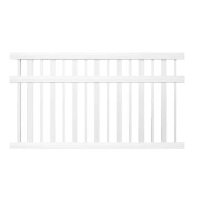 #ad #ad Weatherables Vinyl Pool Fence Panel 5 ft. H x 6 ft. W With UV Protected White