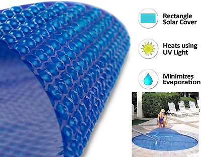 10#x27; upto 33#x27; ROUND Solar Cover Series Heat Blanket Inground Above Swimming Pool