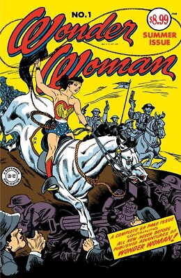 #ad Wonder Woman #1 1942 Facsimile G Peter Cvr B FOIL DC Comics 2023 1st Print NM