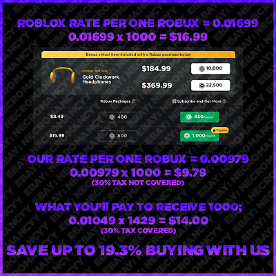 #ad 1000 Robux Cheap Robux Clean Robux 1 Day Delivery Tax Covered