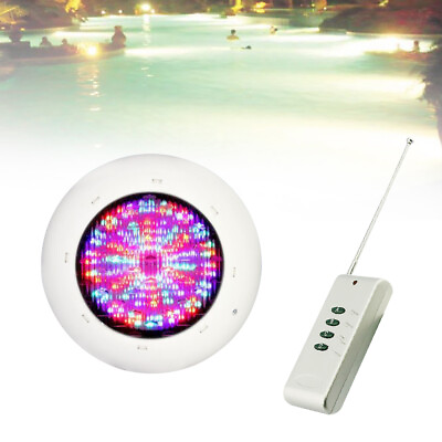 RGB LED Swimming Pool Light Plastic Bracket 60 Degrees Beam Angle 12 Volt 36W