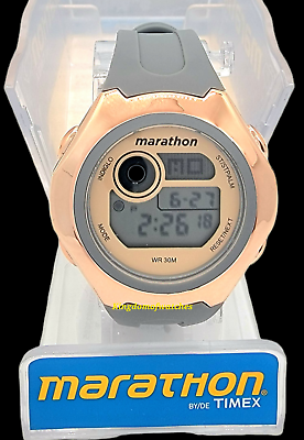 #ad #ad Timex Marathon Women#x27;s TW5M33100 Day Date Month Chronograph Indiglo Alarm Watch