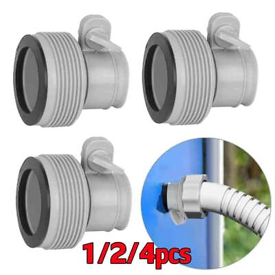 #ad #ad 1 2 4PCS For Replacement Intex Hose Adapter Pool Filter Pump Conversion Fitting