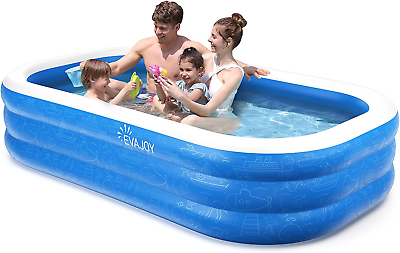 #ad #ad Inflatable Pool 92#x27;#x27;×56#x27;#x27;×20#x27;#x27; Swimming for Summer Water Party Bpa Free