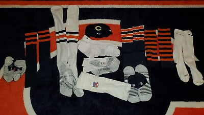 #ad #ad Chicago Bears Game Used Socks Towel ETC Mega Lot 1936 Throwback Home Away MORE