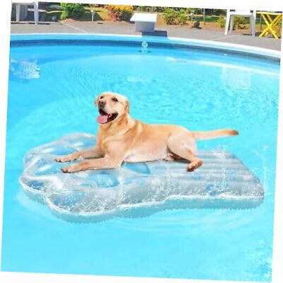 #ad Inflatable Dog Floats for Pool Large Dog Pool Swimming Float Dog Raft for