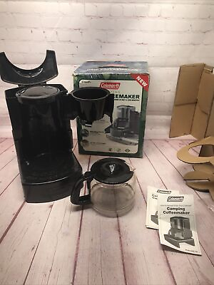 Coleman Coffee Maker 10 Cup Complete in the Box 5008 700 Camping Stove Black