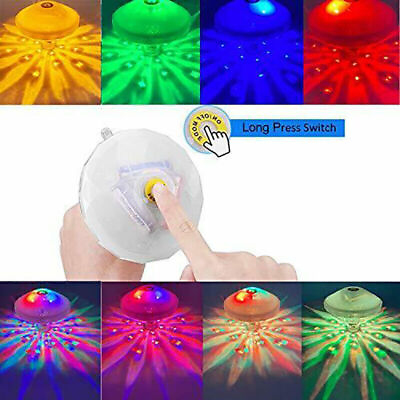 #ad Floating Underwater Light Swimming Pool LED Glow Light Tub Lamp Pool Accessories