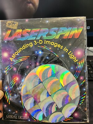 #ad Vintage LASERSPIN Disc Astounding 3 D Images in Light by Astral 1995 NEW