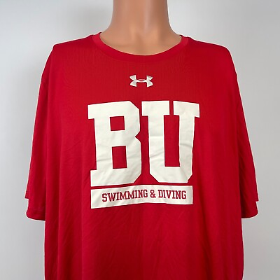 #ad Under Armour Boston University Swimming And Diving Heat Gear T Shirt XL