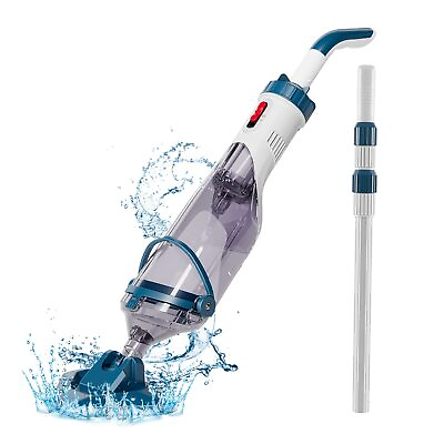 #ad #ad Pool Vacuum for Above Ground Pool with a Telescopic Pole Running time up to ...