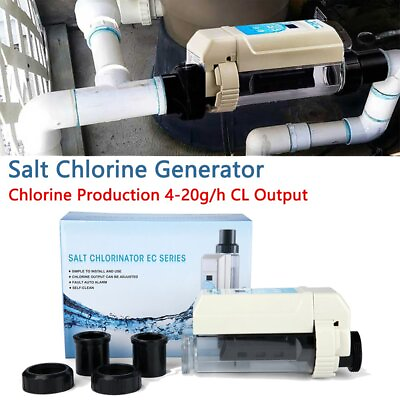 #ad #ad 10k 16k 26k Gal In Above Pool Chlorine Generatorr Salt Water Chlorinator System