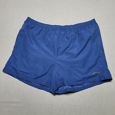 #ad #ad Orvis Swim Trunks Mens XL Blue Bathing Suit Swim Shorts Logo Outdoors