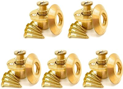 #ad Brass Anchor with Collar for Pool Safety Cover Universal Replacement 5pk 10pk