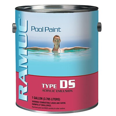 #ad Ramuc DS31101 Type DS Acrylic Water Based Technology Pool Paint White