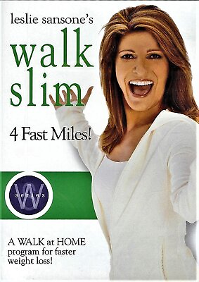 #ad Leslie Sansone#x27;s Walk Slim 4 Fast Miles a Walk At Home Program for Faster W...