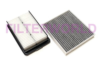 #ad Carbon Cabin amp; Engine Air Filter For Hyundai Veloster 2019 21 2021 1.6L only
